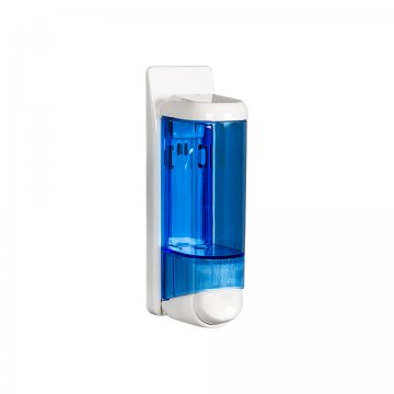 Freeone 0.250 Lt SS ve Şampuan Dispenseri Şeffaf Mavi - Beyaz